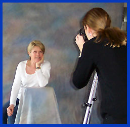 Vikki photographing Krista